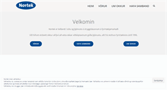 Desktop Screenshot of nortek.is
